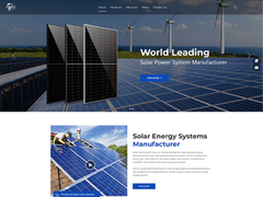 新能源行业外贸网站案例