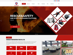 2020年7月外贸网站设建设案例 消防器材英文网站制作